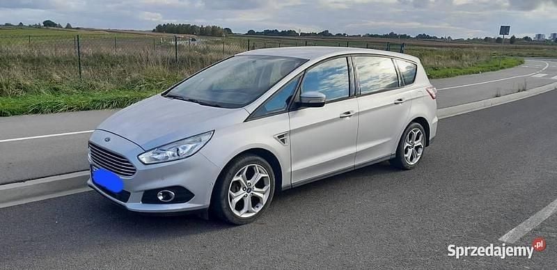 Srebrny Używany 2015 Ford S-MAX S Minivan | 43 900 zł (Uczciwa cena) - Obraz 1/4
