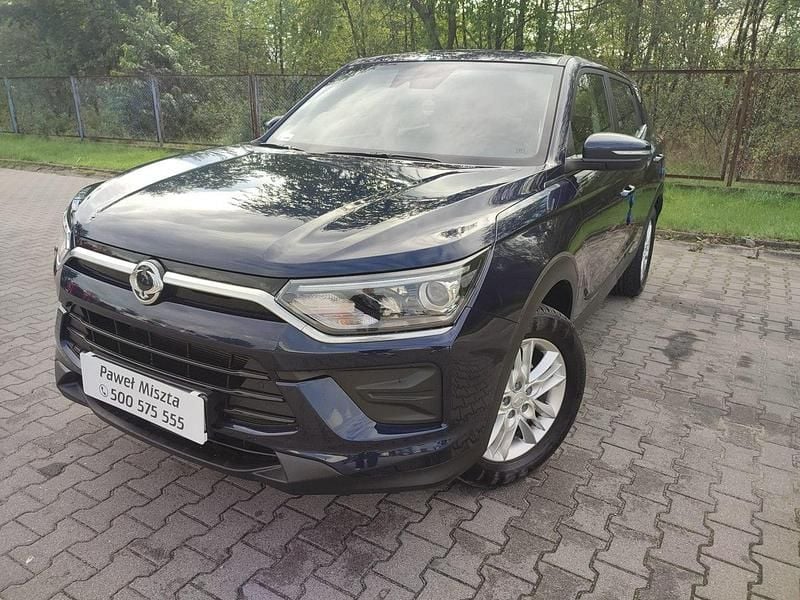 Używany Ssangyong (KGM) Korando 163 KM (119 kW) 2019 Niebieski ciemny (metalik) SUV