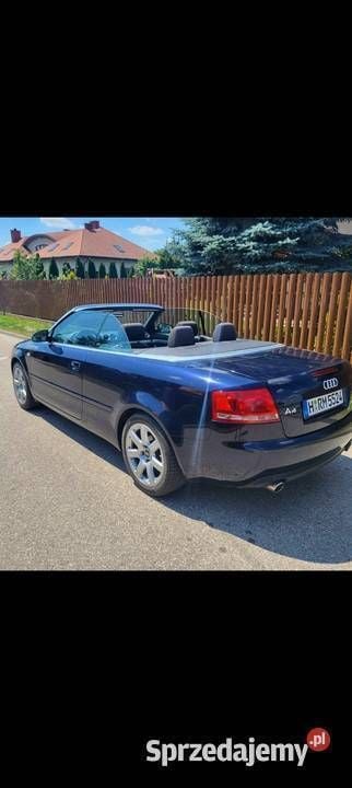 Niebieski Używany 2006 Audi A4 Cabriolet Kabriolet | 19 800 zł - Obraz 1/4