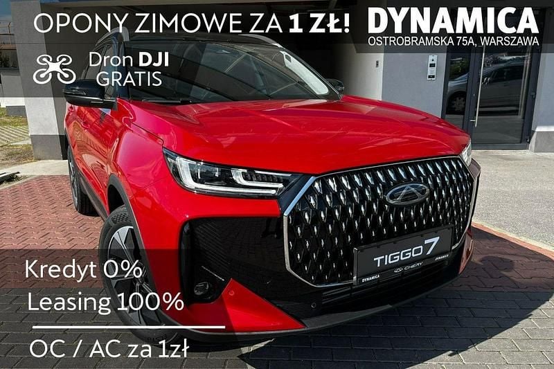 Czerwony (metalik) Nowe 2025 Chery Tiggo 7 SUV | 146 900 zł - Obraz 1/4