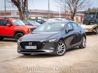 Szary Używany 2019 Mazda 3 Hatchback | 59 900 zł - Obraz 1/4