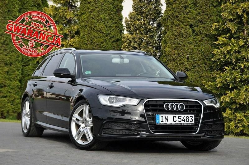 Czarny Używany 2013 Audi A6 S-Line Kombi | 53 900 zł (Uczciwa cena) - Obraz 1/4
