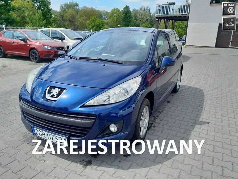 Niebieski Używany 2007 Peugeot 207 Hatchback | 11 900 zł (Drogi) - Obraz 1/4