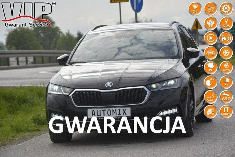 Używany Skoda Octavia 150 KM (110 kW) 2020 Czarny Sedan/Limuzyna