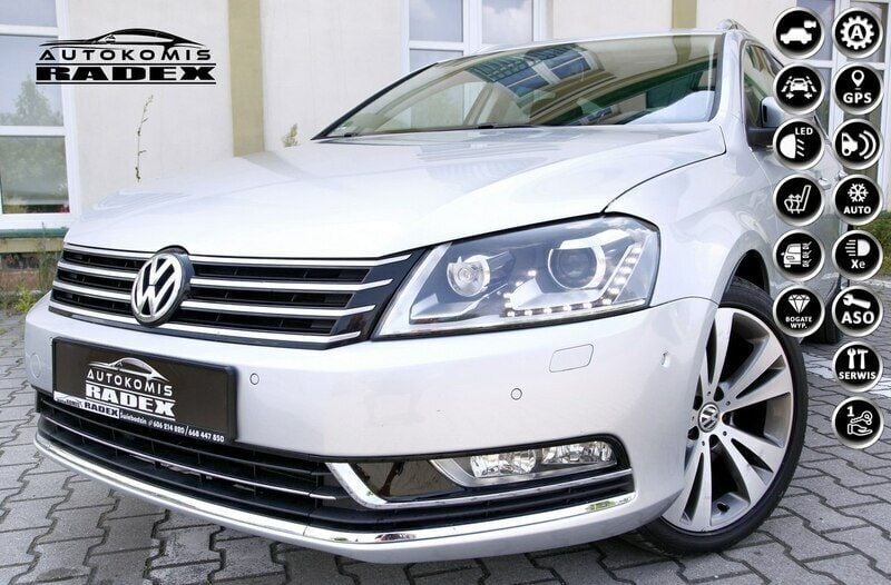 Srebrny Używany 2012 VW Passat Exclusive Kombi | 43 999 zł (Dość drogi) - Obraz 1/4
