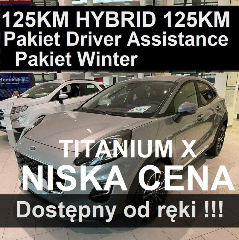 Srebrny Nowe 2024 Ford Puma Titanium X Coupe | 122 500 zł - Obraz 1/4