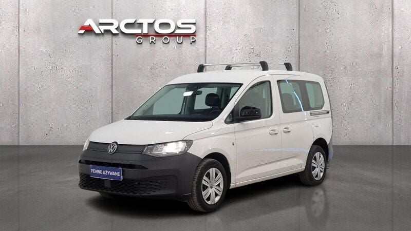 Biały Używany 2021 VW Caddy Minivan | 78 000 zł (Dość drogi) - Obraz 1/4
