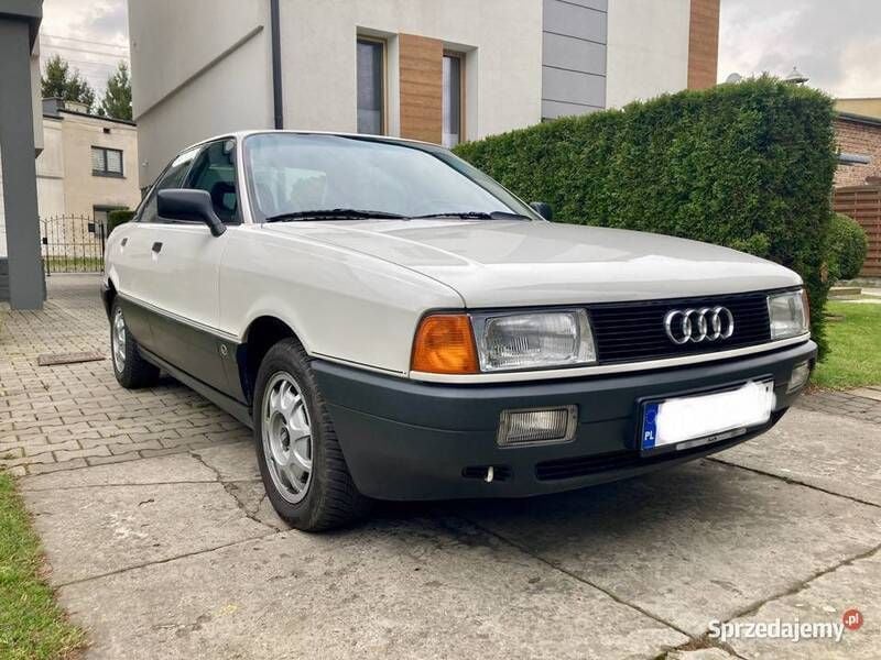 Biały Używany 1990 Audi 80 Sedan/Limuzyna | 12 900 zł - Obraz 1/4