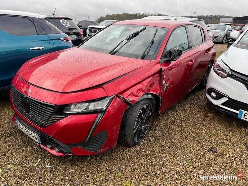 Czerwony Używany 2021 Peugeot 308 Allure Hatchback | 44 000 zł (Dobra cena) - Obraz 1/4