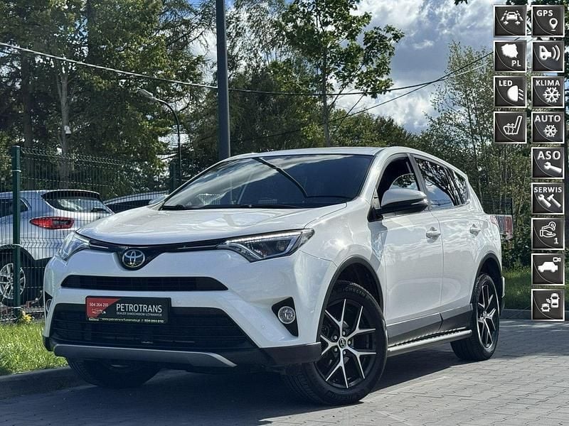 Biały Używany 2016 Toyota RAV4 SUV | 59 900 zł (Dobra cena) - Obraz 1/4