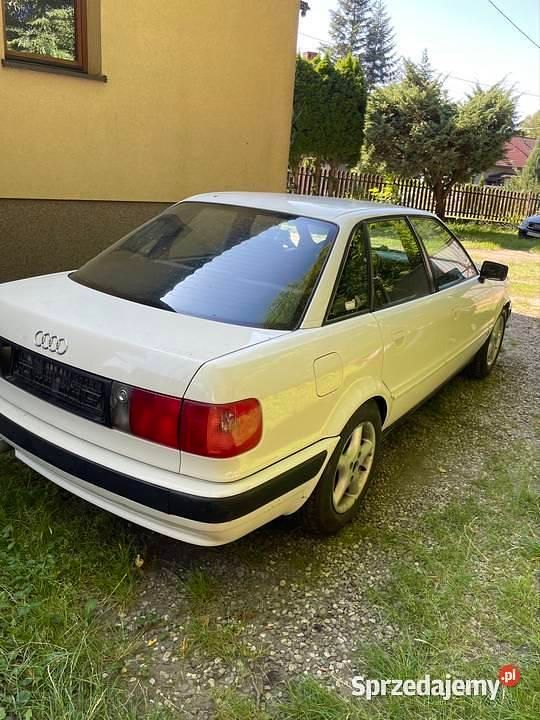 Biały Używany 1991 Audi 80 Sedan/Limuzyna | 2000 zł - Obraz 1/3