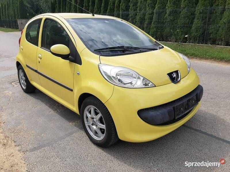 Żółty Używany 2006 Peugeot 107 Hatchback | 7700 zł (Drogi) - Obraz 1/4