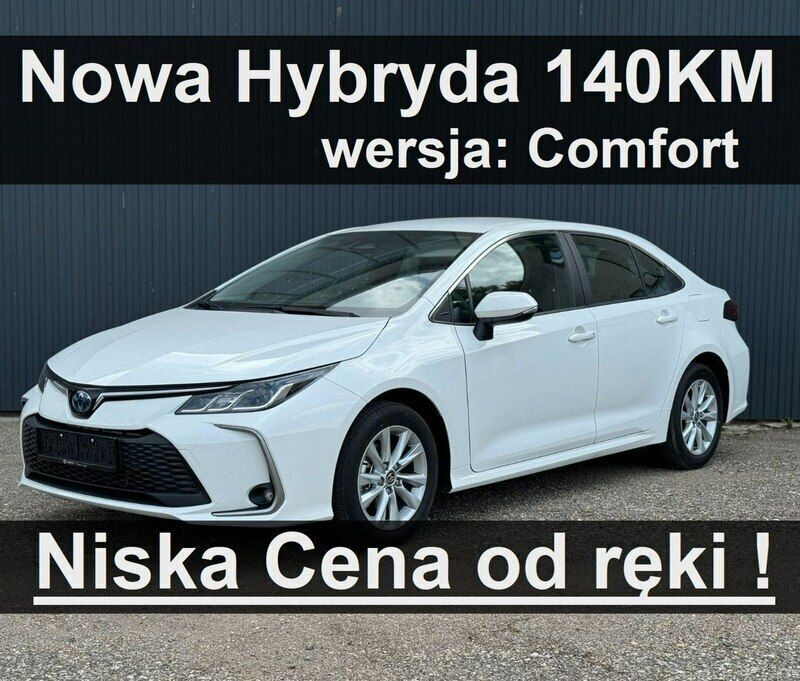 Biały Używany 2024 Toyota Corolla Comfort Sedan/Limuzyna | 105 500 zł - Obraz 1/3