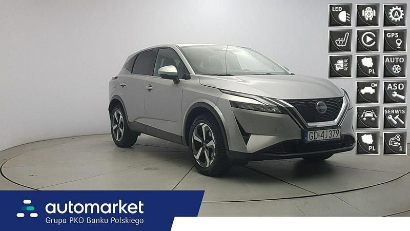 Srebrny Używany 2023 Nissan Qashqai N-Connecta SUV | 109 850 zł (Uczciwa cena) - Obraz 1/4