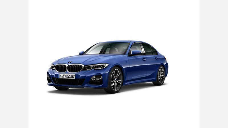 Portimao blue metallic metalizowany Używany 2022 BMW 320 Shadowline Sedan/Limuzyna | 159 900 zł (Uczciwa cena) - Obraz 1/3