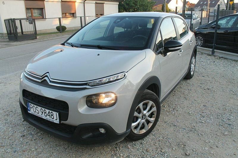 Szary Używany 2018 Citroën C3 Hatchback | 28 900 zł (Dobra cena) - Obraz 1/4