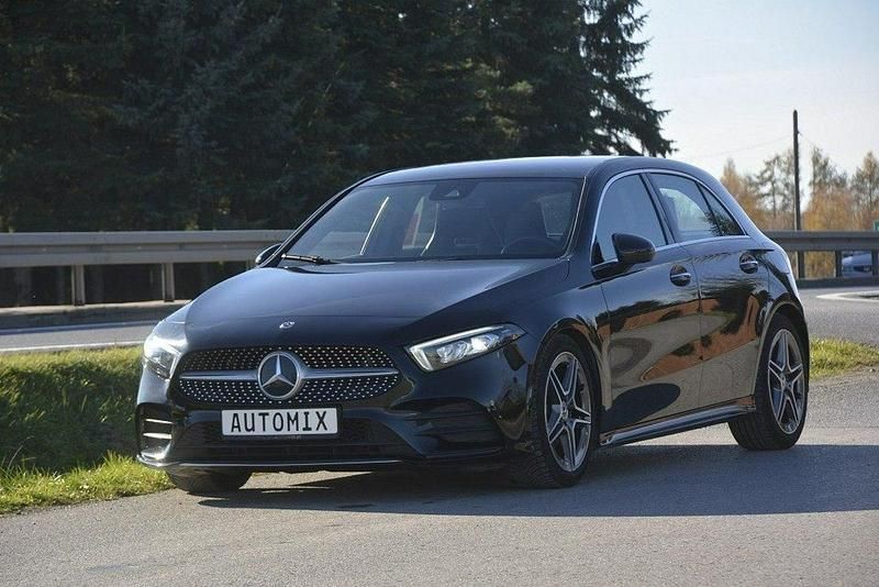Używany Mercedes A180 AMG line 136 KM (100 kW) 2019 Czarny Hatchback