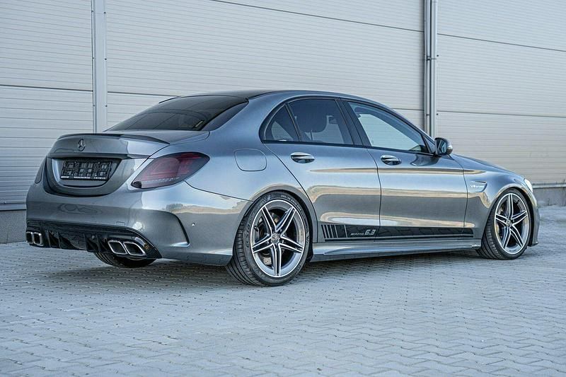 Używany Mercedes C63S AMG AMG 476 KM (350 kW) 2019 Szary Sedan/Limuzyna