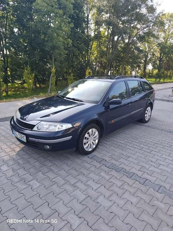 Niebieski ciemny (metalik) Używany 2001 Renault Laguna II Kombi | 3800 zł (Drogi) - Obraz 1/4