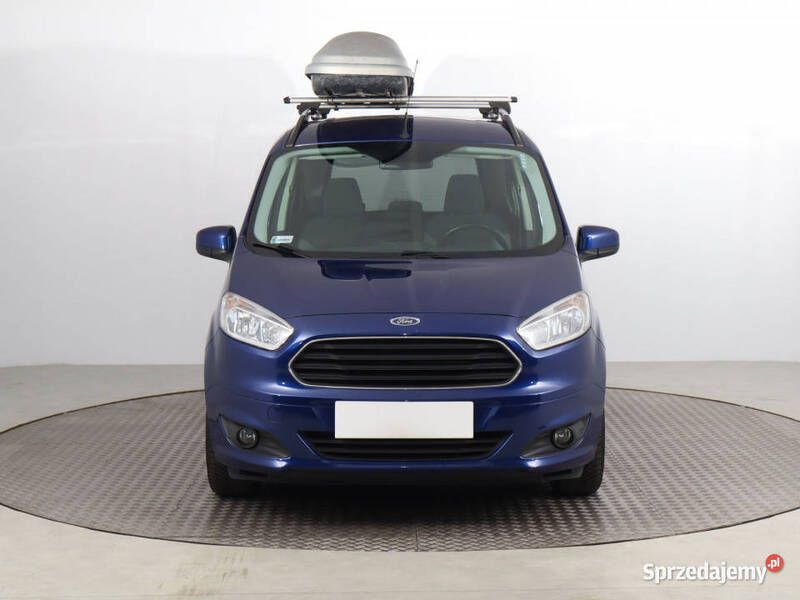 Niebieski Używany 2016 Ford Tourneo Courier Minivan | 32 499 zł (Uczciwa cena) - Obraz 1/4