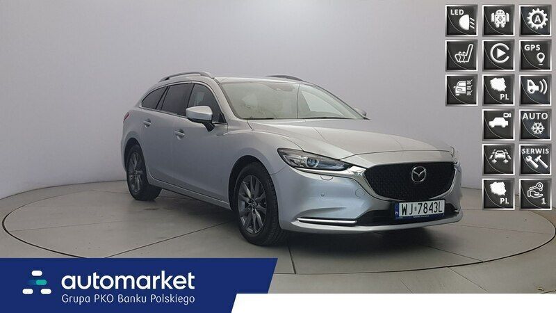 Srebrny Używany 2023 Mazda 6 Center-Line Kombi | 115 850 zł (Uczciwa cena) - Obraz 1/4