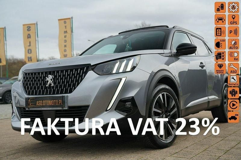 Szary Używany 2023 Peugeot 2008 GT SUV | 78 700 zł (Uczciwa cena) - Obraz 1/4