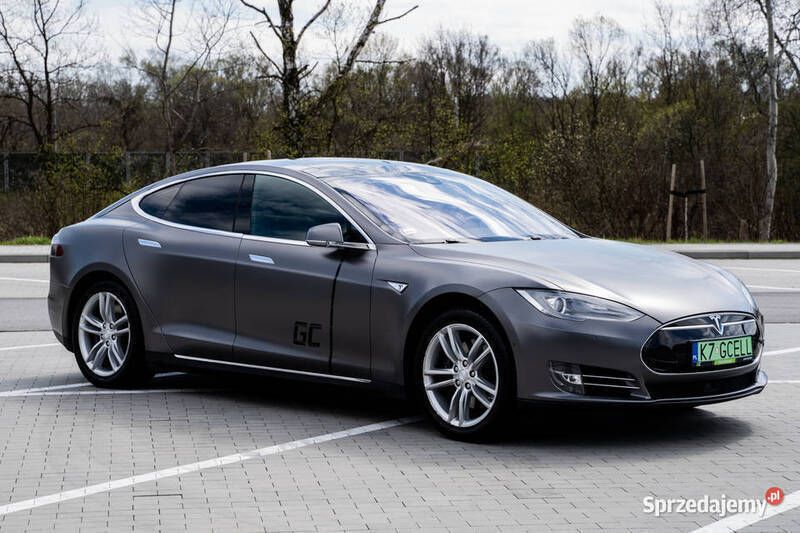 Szary Używany 2015 Tesla Model S Sedan/Limuzyna | 197 000 zł - Obraz 1/4
