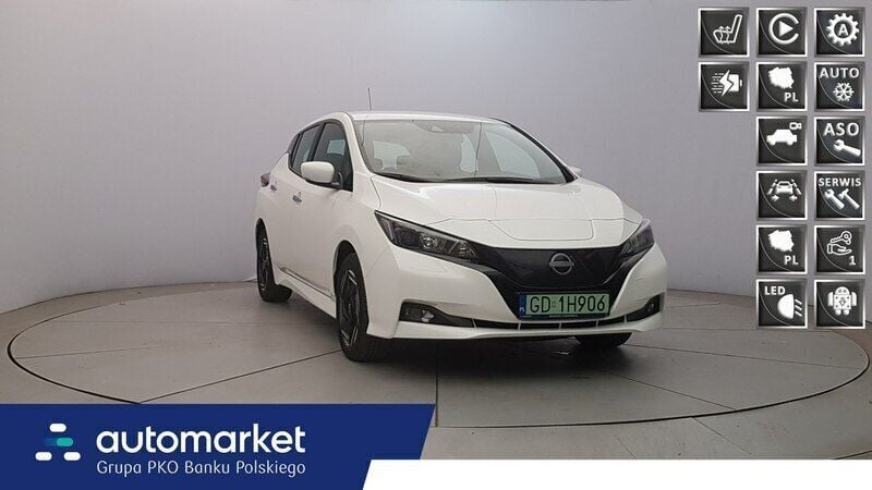 Biały Używany 2022 Nissan Leaf Hatchback | 71 850 zł (Uczciwa cena) - Obraz 1/4