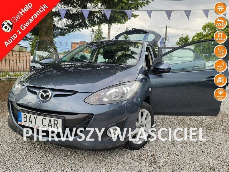 Szary Używany 2011 Mazda 2 Hatchback | 15 900 zł (Uczciwa cena) - Obraz 1/4