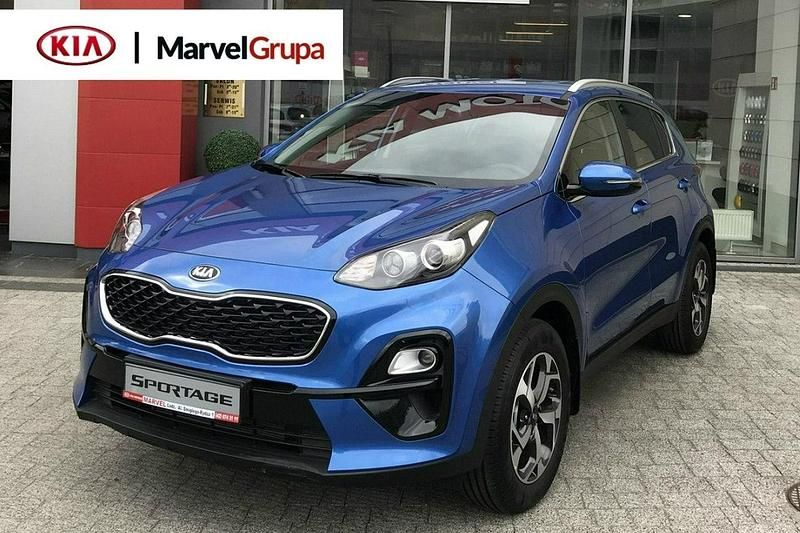 Niebieski (metalik) Używany 2018 Kia Sportage 2 SUV | 86 790 zł (Dość drogi) - Obraz 1/1