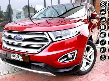 Czerwony Używany 2017 Ford Edge SUV | 74 900 zł (Uczciwa cena) - Obraz 1/4