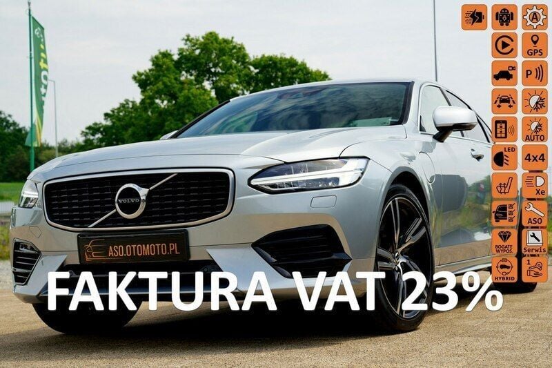 Używany Volvo S90 390 KM (286 kW) 2020 Szary (metalik) Sedan/Limuzyna