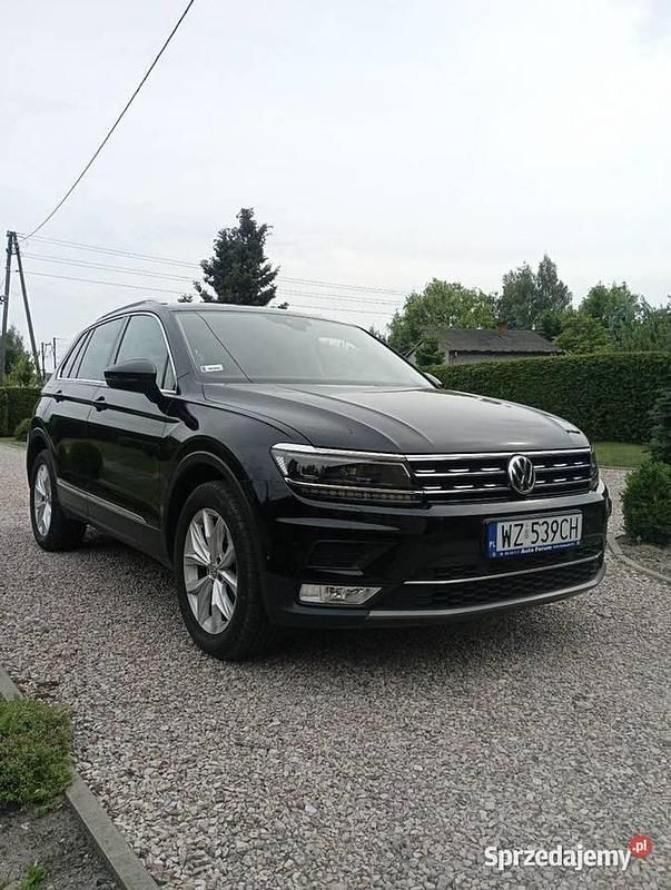 Czarny Używany 2017 VW Tiguan SUV | 92 600 zł (Drogi) - Obraz 1/4