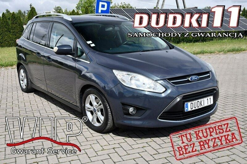 Grafitowy (metalik) Używany 2012 Ford Grand C-Max Minivan | 27 900 zł (Uczciwa cena) - Obraz 1/4