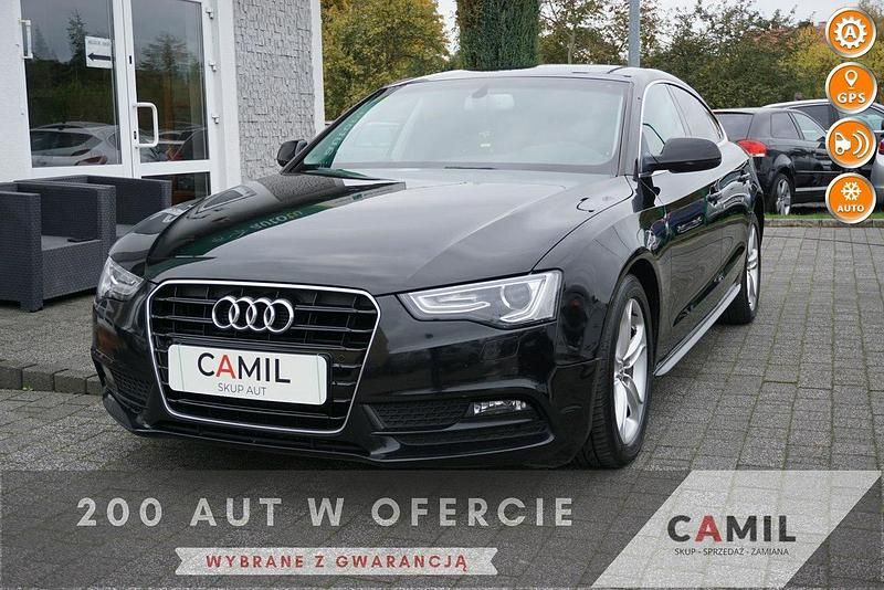 Czarny (metalik) Używany 2015 Audi A5 Coupe | 56 000 zł - Obraz 1/3