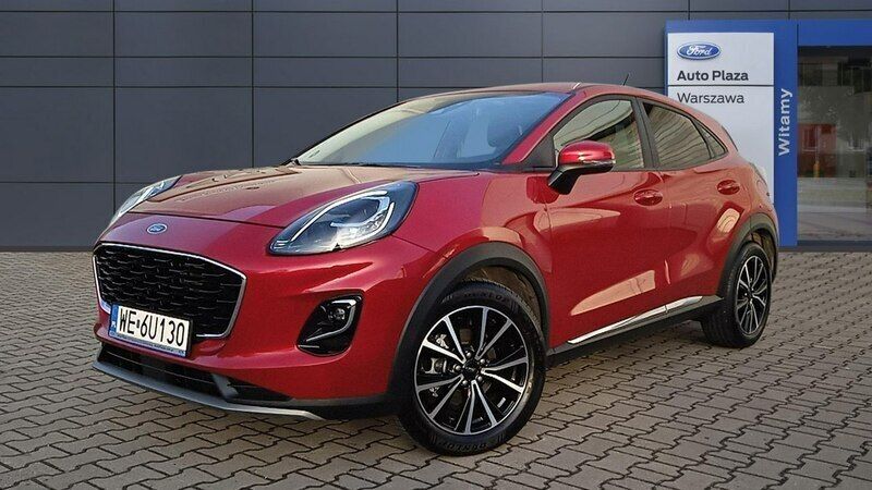 Czerwony Używany 2022 Ford Puma Titanium Coupe | 92 900 zł (Uczciwa cena) - Obraz 1/4