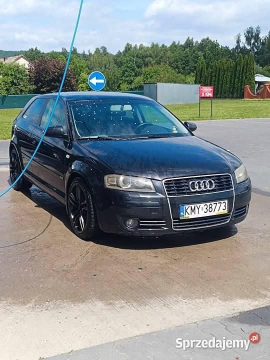 Czarny Używany 2004 Audi A3 S-Line Hatchback | 5500 zł (Dobra cena) - Obraz 1/4