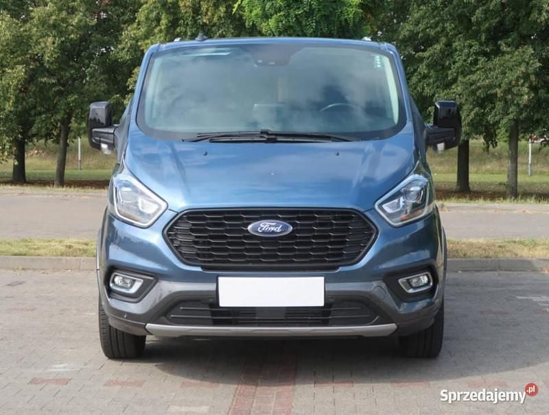 Niebieski Używany 2021 Ford Tourneo Custom Van | 159 999 zł - Obraz 1/4