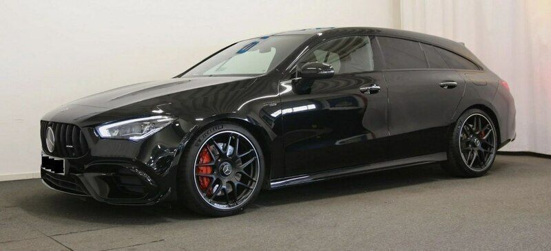 Czarny (metalik) Używany 2021 Mercedes CLA45 AMG AMG Sedan/Limuzyna | 252 150 zł - Obraz 1/4