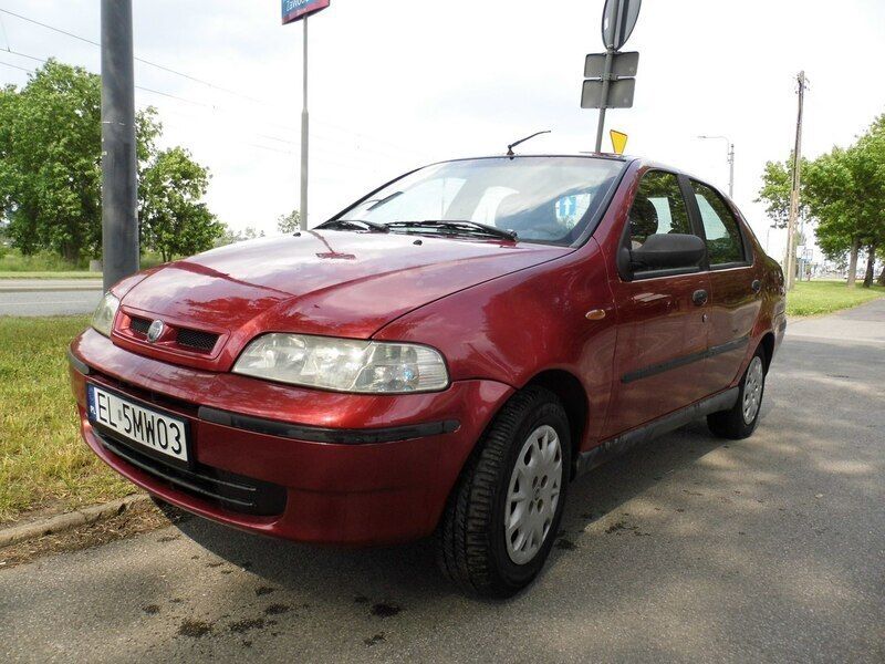 Bordowy Używany 2004 Fiat Albea Sedan/Limuzyna | 3900 zł - Obraz 1/4