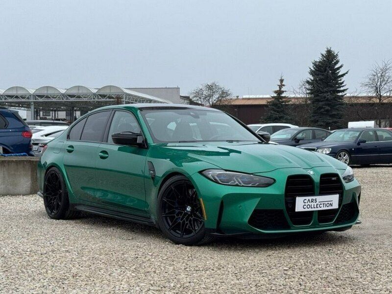Zielony (metalik) Używany 2021 BMW M3 Sedan/Limuzyna | 284 900 zł - Obraz 1/4
