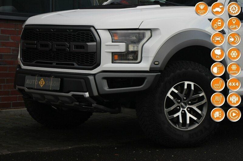 Biały Używany 2018 Ford F-150 Raptor Pickup | 249 990 zł - Obraz 1/4
