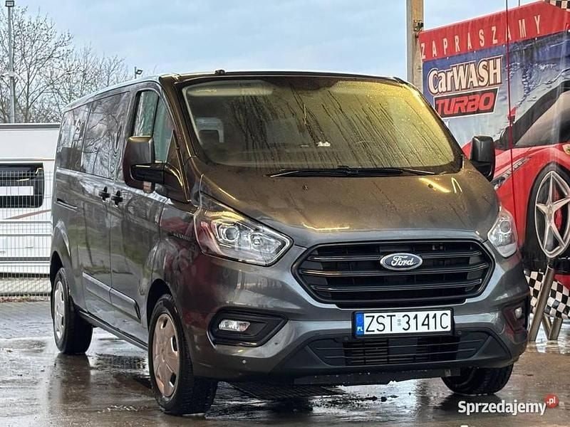 Grafitowy Używany 2018 Ford Transit Custom Minivan | 79 900 zł (Dobra cena) - Obraz 1/4