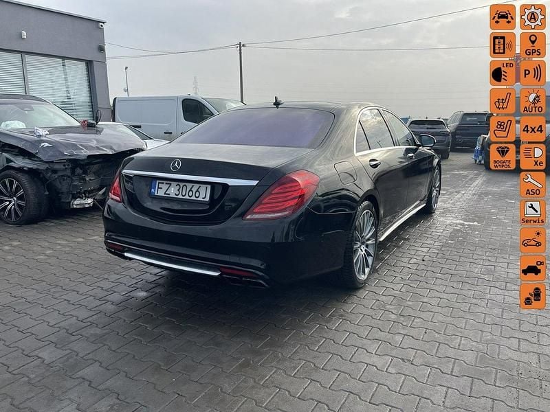 Czarny Używany 2014 Mercedes S63 AMG Business Sedan/Limuzyna | 103 900 zł - Obraz 1/4