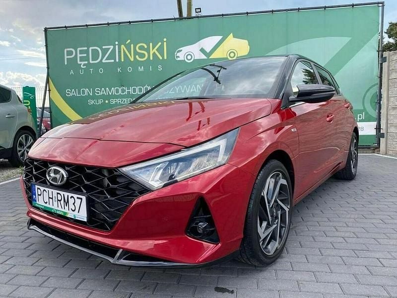 Czerwony Używany 2021 Hyundai i20 Hatchback | 66 900 zł (Dość drogi) - Obraz 1/4
