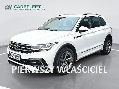 Biały Używany 2022 VW Tiguan R-line SUV | 107 500 zł (Uczciwa cena) - Obraz 1/4