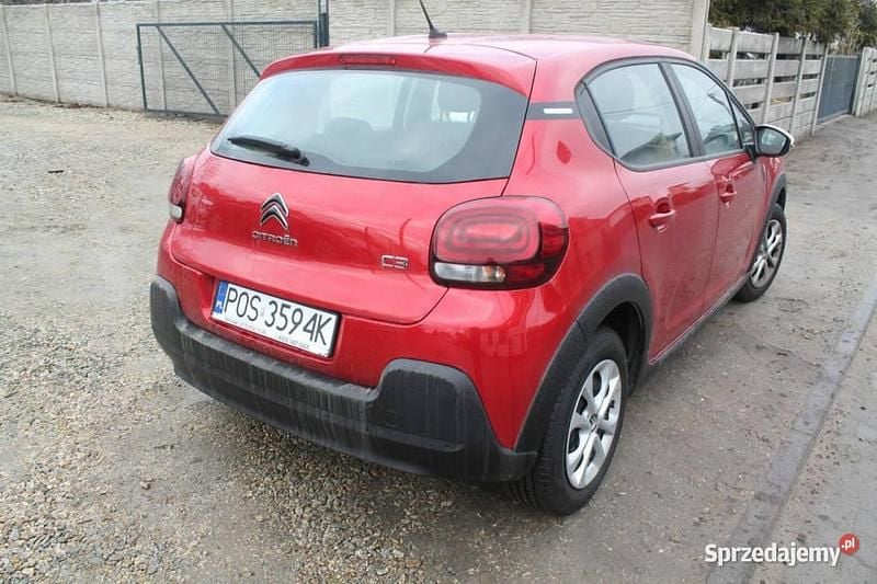 Używany Citroën C3 83 KM (61 kW) 2023 Czerwony Hatchback