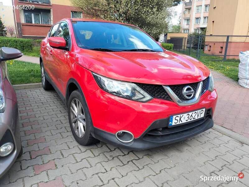 Czerwony Używany 2015 Nissan Qashqai SUV | 48 000 zł (Dość drogi) - Obraz 1/4