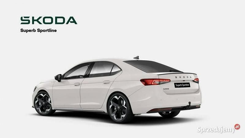 Nowe Skoda Superb SportLine 2026 Biały Sedan/Limuzyna