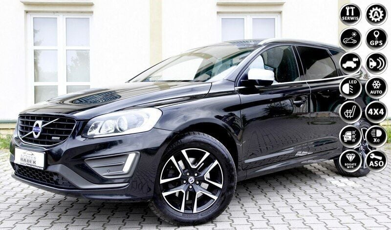 Czarny Używany 2014 Volvo XC60 R-Design SUV | 64 999 zł (Uczciwa cena) - Obraz 1/4
